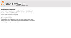 Desktop Screenshot of beam-it-up-scotty.com